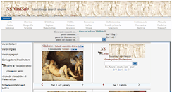 Desktop Screenshot of nihilscio.it